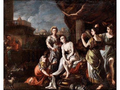 Francesco Solimena, Künstler des 17./18. Jahrhunderts, 1657 Canale di Serino – 1747 Barra di Napoli, Kreis des